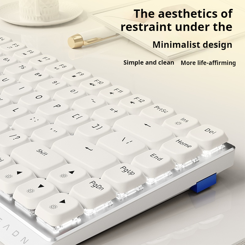 Gaming Accessories Keyboards - EWEADN 84 Keys Tri-Mode Low Profile