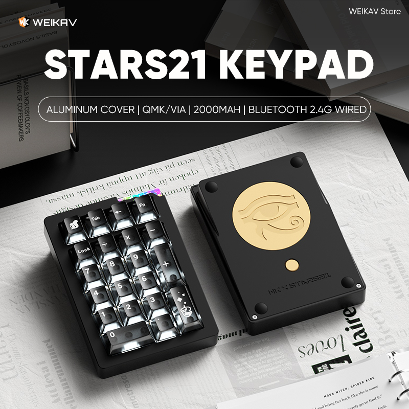Original WEIKAV Stars21 Wirele – Keyboard Numpad Separate recenzja i cena