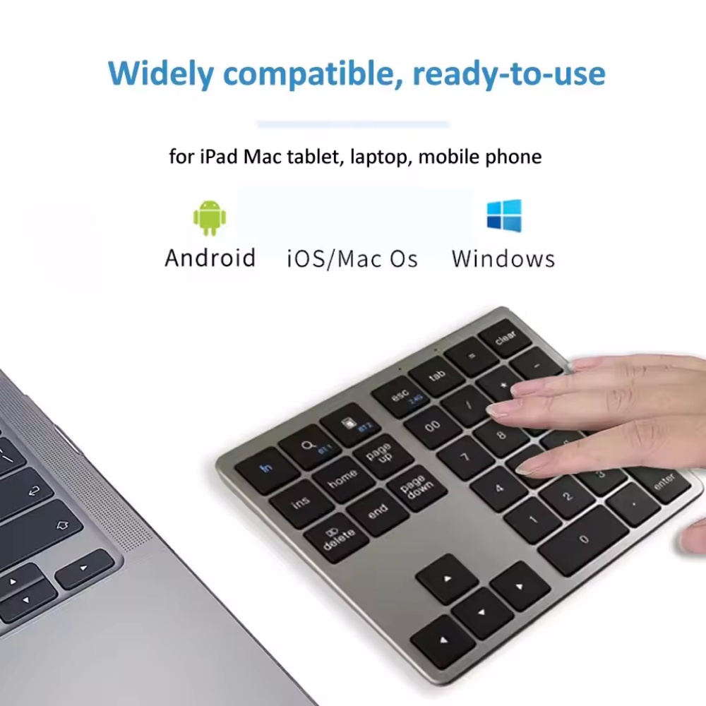 2.4Ghz Wireless + Bluetooth Nu – Keyboard Numpad Separate recenzja i cena