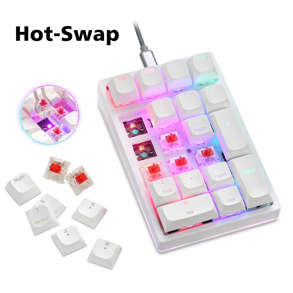 K24Pro 21Keys Number Pad Mecha – Keyboard Numpad Separate recenzja i cena