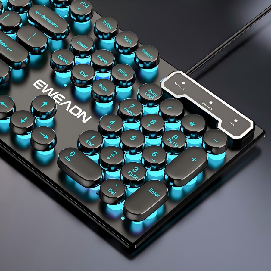 EWEADN Typewriter Gaming Keybo – Gaming Accessories Keyboards recenzja i cena