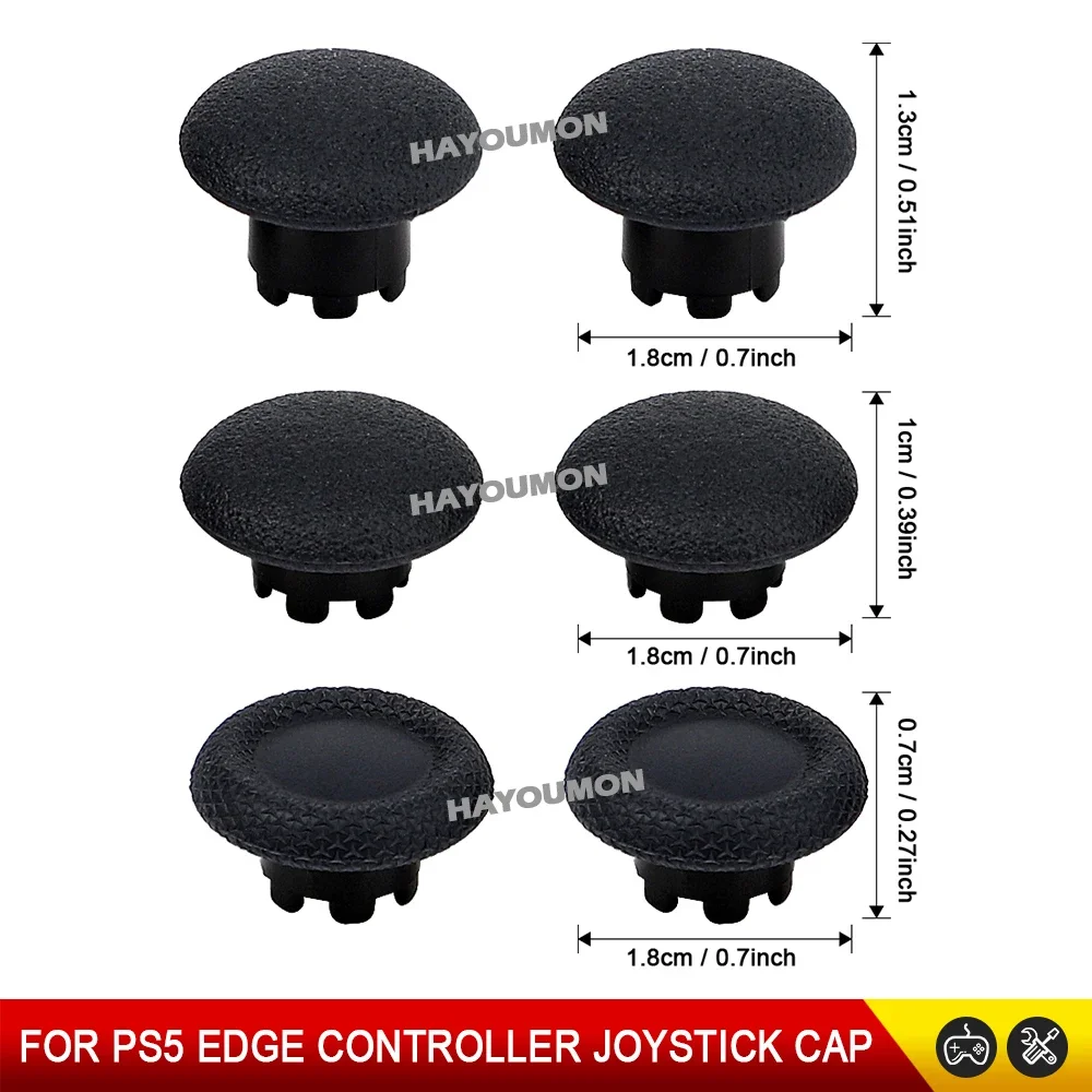 6pcs Black for PS5 Edge Contro – Gaming Accessories For Ps5 recenzja i cena