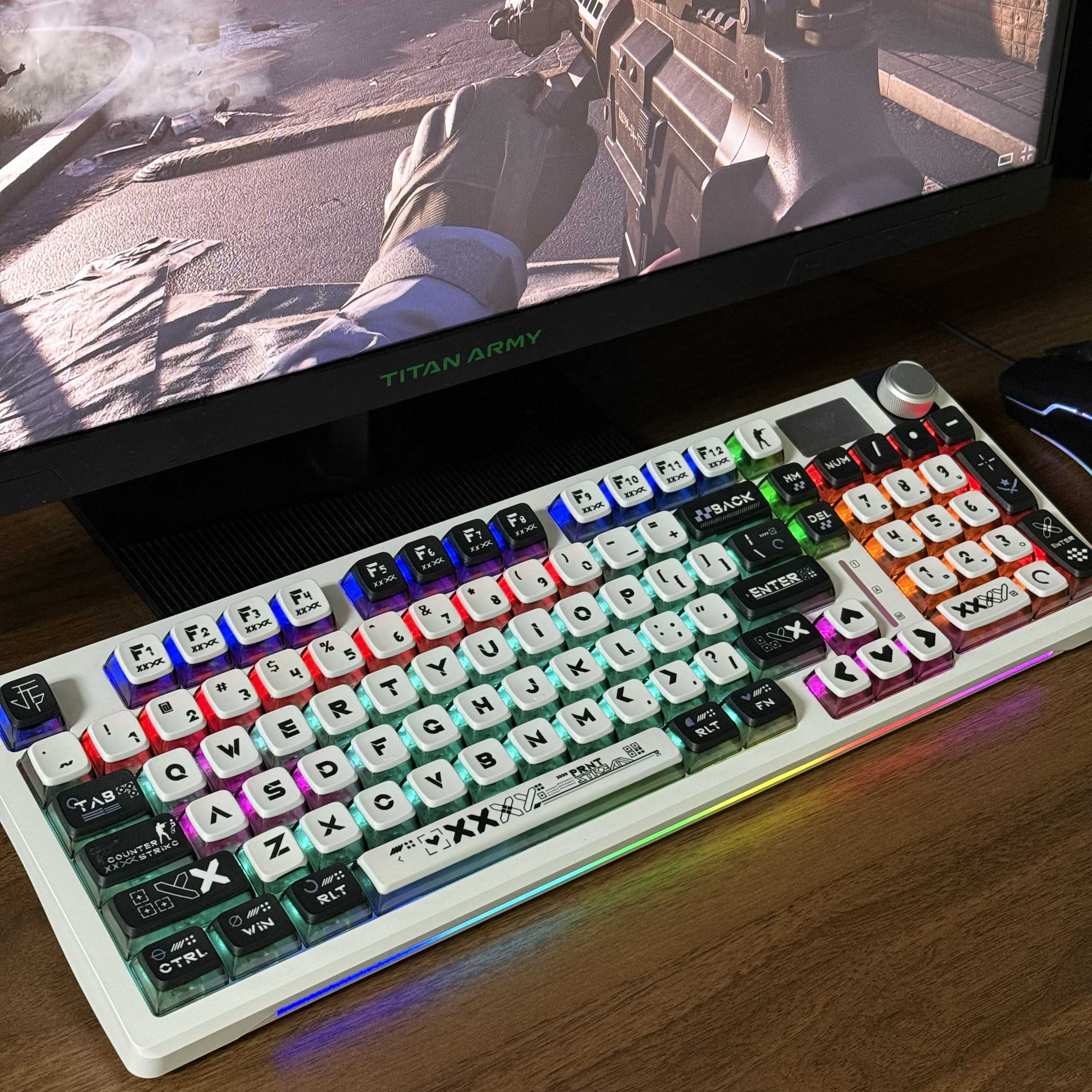 Pudding Keycaps 4-Side Translu – Keyboard Numpad Separate recenzja i cena