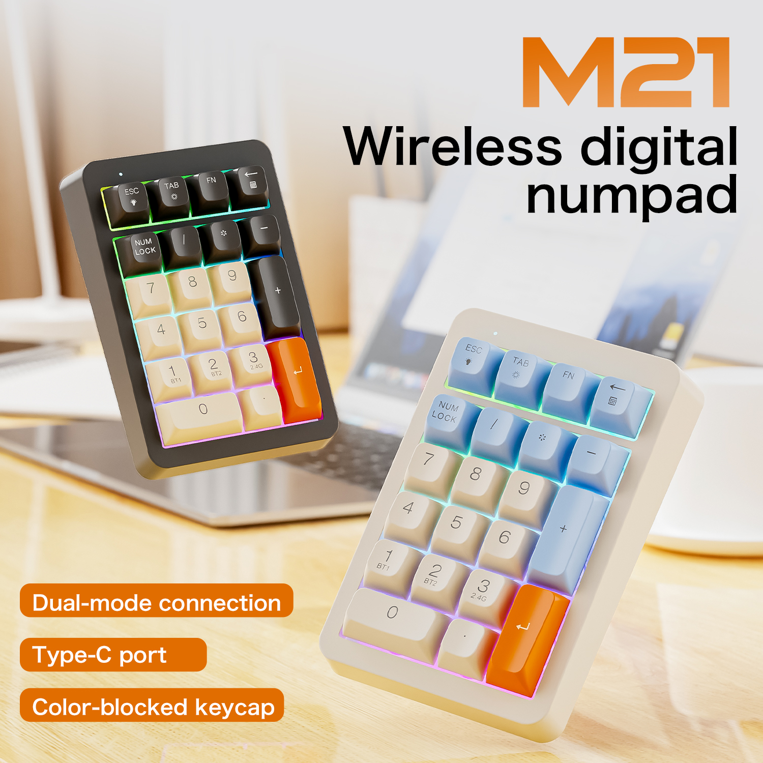 FREEWOLF M21 Wireless Numeric  – Keyboard Numpad Separate recenzja i cena