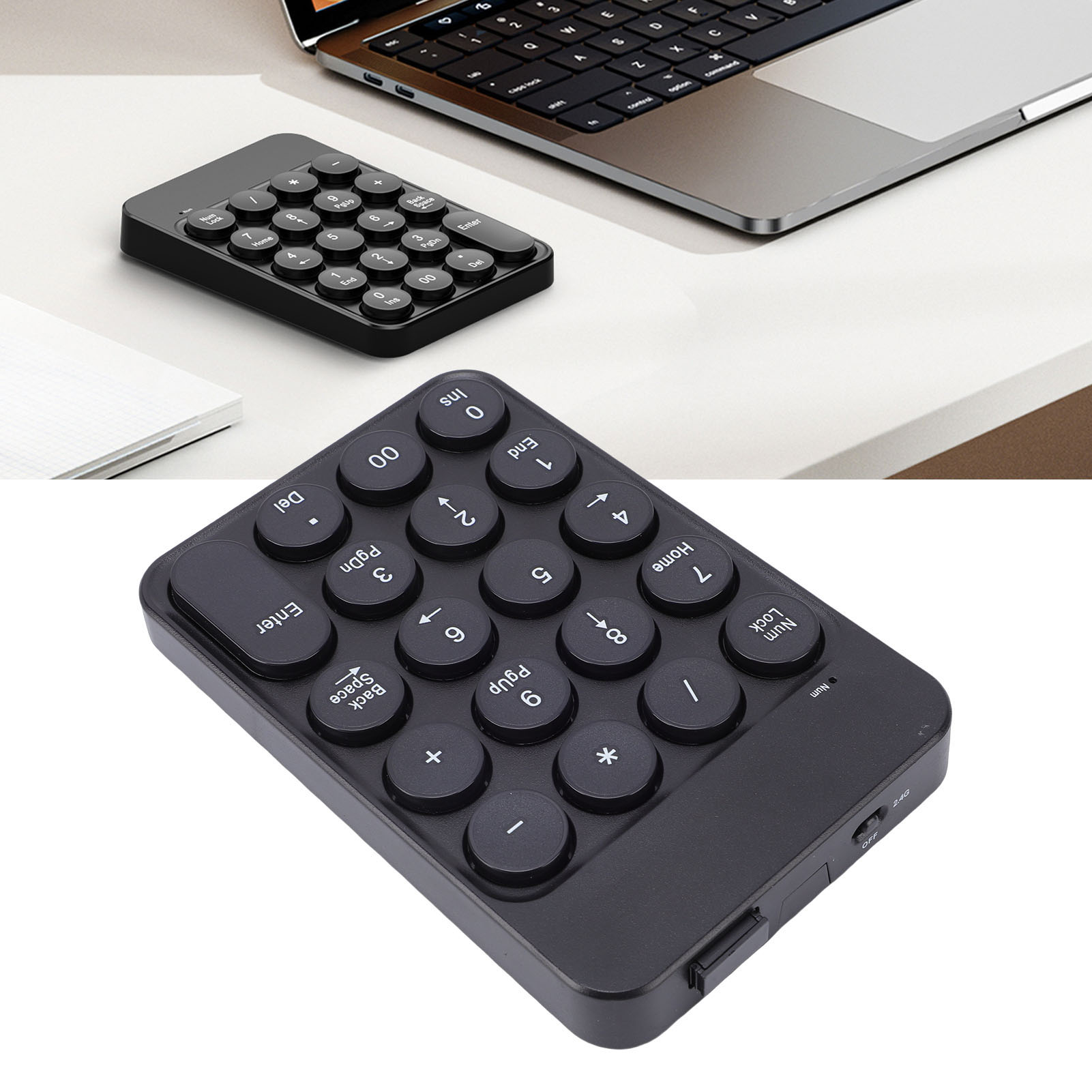 Mini Numeric Keypad with Round – Keyboard Numpad Separate recenzja i cena