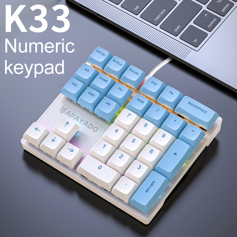 APAYADO Compact Mechanical Num – Keyboard Numpad Separate recenzja i cena