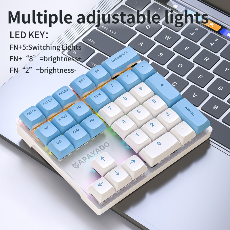 APAYADO Compact Mechanical Num – Keyboard Numpad Separate recenzja i cena
