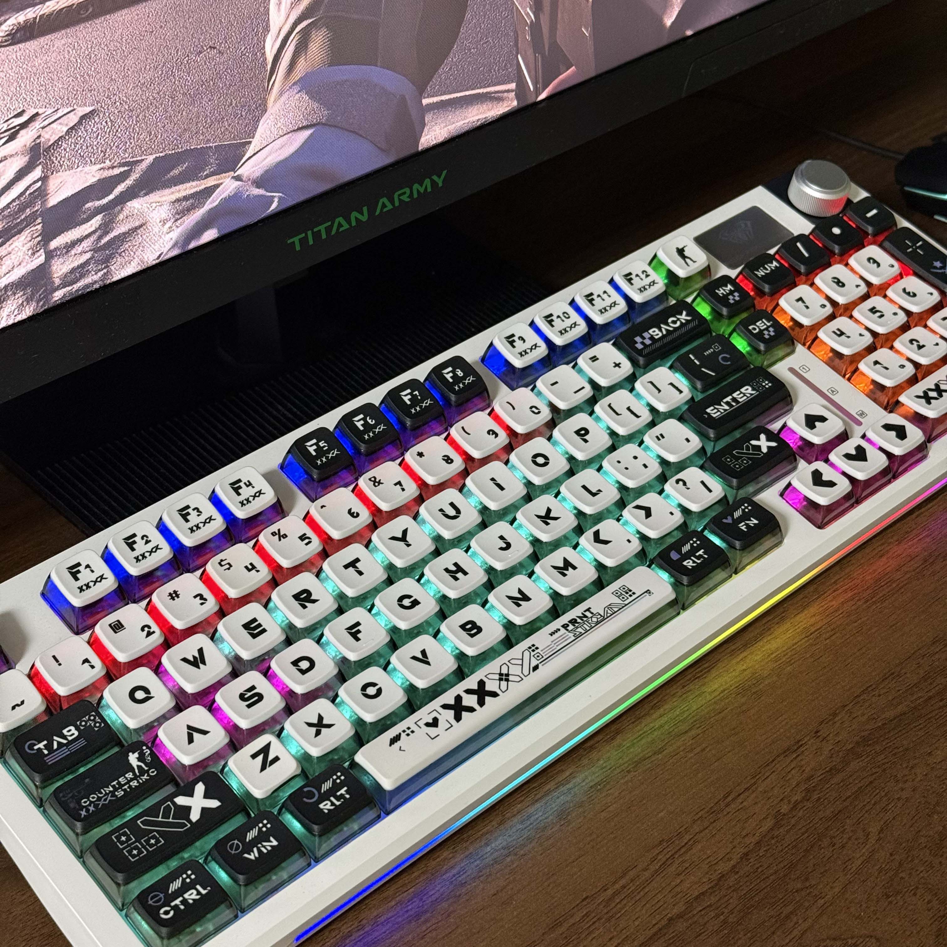 Pudding Keycaps 4-Side Translu – Keyboard Numpad Separate recenzja i cena