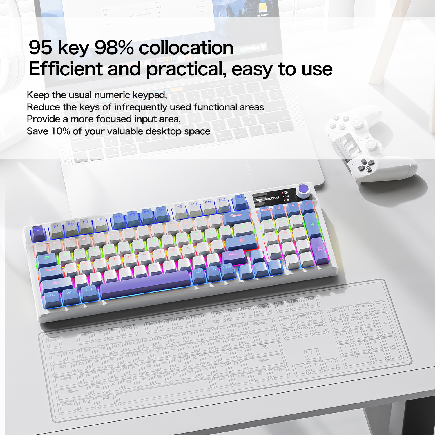 Spanish Mechanical Keyboard Sp – Keyboard Numpad Separate recenzja i cena